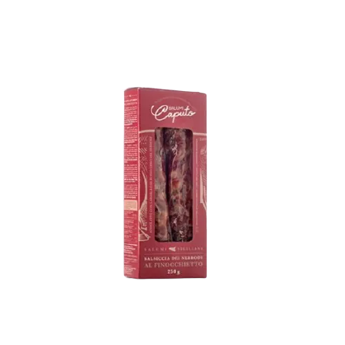 SAUCISSON DE PORC NOIR DE NEBRODI / POIVRE NOIR